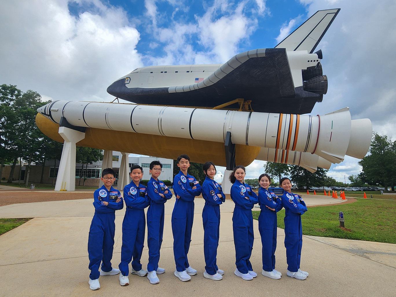 8位小太空人在「太空探索之旅」展現「It is Possible!」的精神。 8位小太空人在「太空探索之旅」展現「It is Possible!」的精神。